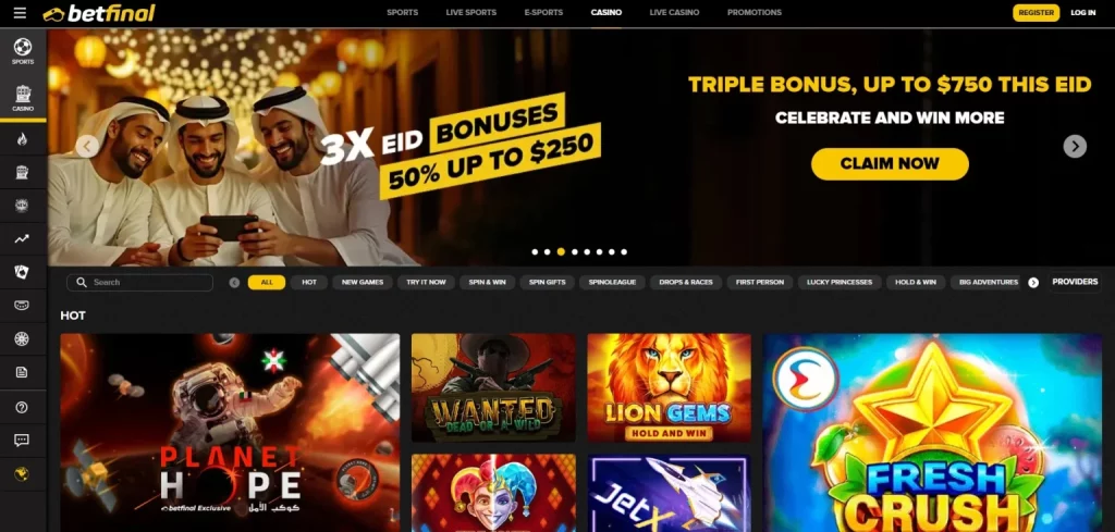 betfinal live casino